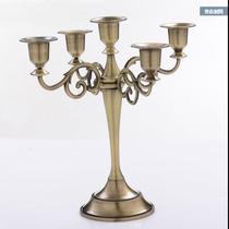 Amazon European-style Wax Candle Holders Three Heads Five Heads Table Wedding Candleholder Candle Vessel Manufacturers Wholesale Retail