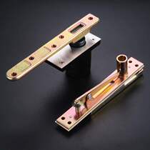 Rotary weighted shaft 360 degree Spring type Non-positioning yellow framed glass door accessories Wooden door universal type