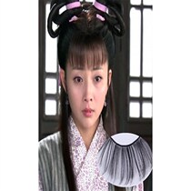 Wig female air Liu Hai film retro inner buckle costume costume opera flower fairy invisible trace ultra-thin straight fake head curtain