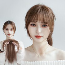 3d French air bangs wig female natural incognito invisible fake patch simulation white fake bangs overhead reissue