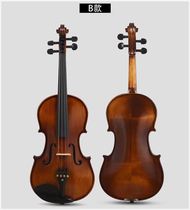 Adult introductory performance solid wood professional solo handmade violin tiger pattern instrument beginner performance professional grade