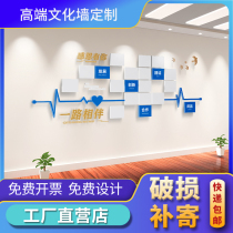 Corporate Employees Wind Mining Culture Wall Custom Design Company Stereoacrylic team to display high-end creative wall sticker