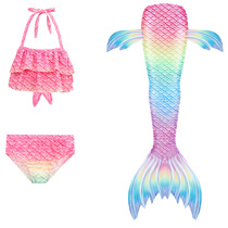 Mermaid tail clothes Swimsuit Childrens little girl split swimming suit Girls baby princess bikini set