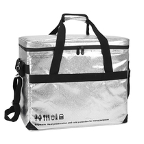 37L outdoor refrigerator food fresh ice bag take-out bag portable delivery box large extra thick insulation bag waterproof