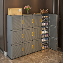 Simple shoe cabinet New 2020 explosive home bedroom simple modern door exterior multi-layer dustproof storage door door shoe rack