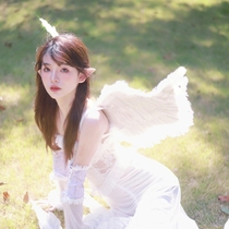 COS Angel Wings Back Adorned Devil Feather Children Adults Decorate Dressed Up To Write Real Elf Fairy Props