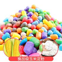 Magic corn grain handmade diy material foam grain kindergarten childrens colorful sticky building blocks clay toys