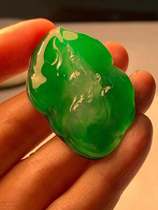 Live special shot link ice jade jewelry live high-end glass seed jade pendant bracelet Guanyin Buddha male buckle