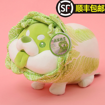 Vegetable elf Cabbage Dog doll doll Puppy Plush toy doll Girl sleeping pillow Birthday gift