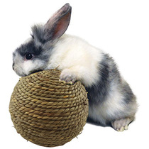 Pet Chew Toy Natural Grass Ball For Rabbit Hamster Guinea