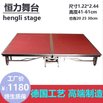 German Crafts Event Shelf Hotel Mobile Folding Stage Board Wedding school Assembled Stage Board Ttai Factory