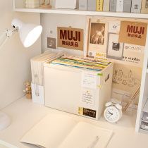 Book box book storage box foldable storage storage book desktop dormitory artifact storage box student classroom