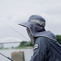 Fisherman hat mens Korean version of the trend of foreign style new outdoor anti-ultraviolet fishing hat fishing special sunscreen hat