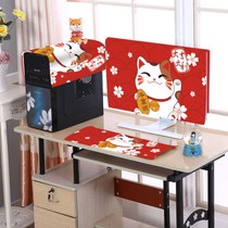 Computer cover dust cover net red cover towel Cute fabric simple computer cloth table dust cover cloth All-in-one computer cover