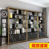 Partition Creative Modern Brief Bookshelf Shelves Portfolio Living Room Floor Office Multilayer Simple Display Display Case