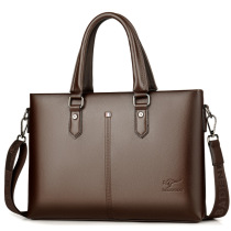 Multifunction Large Capacity File Bag Skew Satchel Notebook Computer Bag Men Business Handbag Black Crosswalk Bag