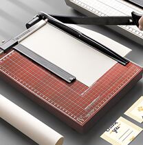 Durable A4 paper cutter with ruler DIY photo album Mobile phone film cutting PVC rolling knife Multifunctional trumpet photo studio