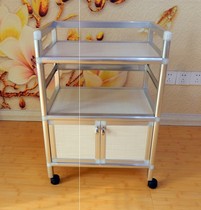 Lingwei tool cabinet medical cupping wheel with door physiotherapy with beauty frame haircut standard cart with nail art pattern
