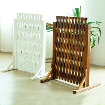Anti-corrosion wood flower fence wall fence fence tree yard plant baffle landscape pet telescopic outdoor movable