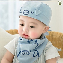 0 One February baby hat summer Baby hat Summer 0-3-6-12 months mens and womens pirate hats thin childrens headscarves