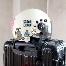 Cute band-aid helmet sticker ins Totoro Notebook sticker Cartoon suitcase waterproof electric car small decoration