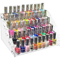 Transparent nail glue display stand Nail polish display stand Cosmetics M display stand Large grid lipstick storage box