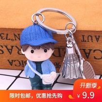 Badminton pendant ornament Pendant pendant Souvenir Small gift Creative trinkets Keychain pendant