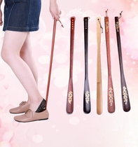 Home shoes handle solid wood wood artifact long free mail shoes promotion sub-shoework long handle shoes 2021 wear shoes
