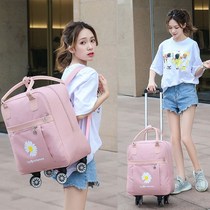Pregnant woman hospitalized for delivery clothes luggage bag female portable 2021 new travel bag can set trolley case