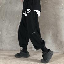 Casual Pants Loose Fatter Big Code Pendant pants Male hip hop khavepants Chauffo bunches Pants Summer Retro Broadlegged Pants