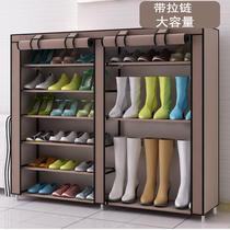 Cloth shoe cabinet Shoe rack Simple shoe cabinet Fabric shoe storage cabinet assembly cloth cover with zipper dustproof large shoe rack