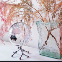 Silver Globe ornaments Dream Planet Chinese and English Young Children Geographical Enlightenment Erasable HD Map Astronaut