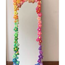 Mirror diy decoration material small red book with the same transformation creative ultra-light clay handmade flower ~ finished product