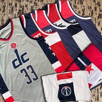 SW Wizards No. 33 Kuzma City Reward Edition Gray Basketball Jacket Jersey Pants Set Lakers No. 0 Bill