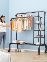 Cool clothes holder non-perforated simple wardrobe without doors full hanging wardrobe simple wardrobe folding type installation-free model