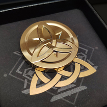 The Original God bell around the Mora gold coin badge around the game props cos commemorative coin ornaments decoration