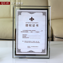 Honours Mandate A4 Certificate Box a5 Crystal Glass 8 10 Small 12 Inch Photo Frame Pendulum Table Medal Patented Display Hanging Wall