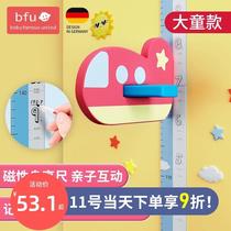 Baby height measurement Cartoon wall close-fitting height measuring instrument Childrens room decoration measurement height ruler 3D stereo recording ruler