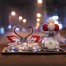 2022 New Car Load Perfume Car Interior Decoration Pendulum with Fancy Crystal Sky Goose-style incense Lasting Light Incense
