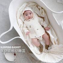 ins Hanba Baby Handbasket Newborn Basket Portable Car Car Car Baby Out Sleeping Basket Handbaby Car Car Car Car Car Baby