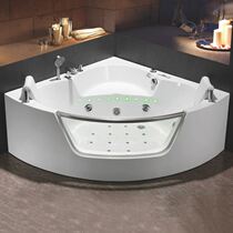 New Knighthood Small family Bathtub Acrylic Hotel Adult Tub Independent Surf Massage Bathtub Home Spot Hair