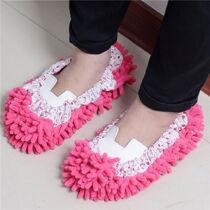 Thickened Synoir can be detached and lazy people wipe the floor slippers of the winter with no hair warm and silent tug of housework cleaning the shoe cover