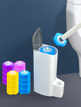 Yayi disposable toilet brush no dead corner cleaning brush toilet disposable replacement head long handle toilet seam brush