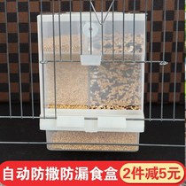Parrot automatic feeder bird feeder food box anti-sage tiger skin Peony Xuanfeng small parrot