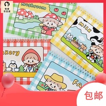 Deform paper book cute double-sided loose-leaf tent tape coil A5A4 storage book material size thickened picture book
