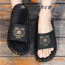 Tide-card indoor non-slip lined with beach shoe men 2022 Summer style net red soft bottom outside wearing anti-slip sandals