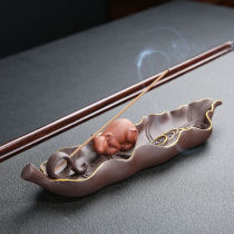 Antique thread incense agarwood seat incense box room sandalwood stove indoor incense burner creative ceramic aromatherapy stove