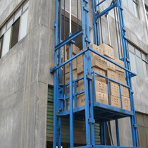 Guide rail hydraulic cargo elevator workshop warehouse single-track double-track lifting platform electric small indoor and outdoor cargo lift