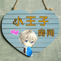 Creative home listing warm reminder card welcome home decoration card custom cute home room door card DIY