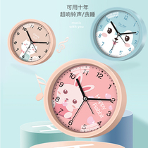 2022 new net red alarm clock students special get-up artifact children boys and girls cartoon clock power wake up